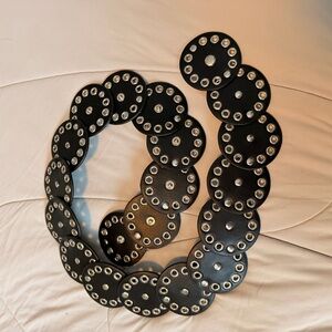 Black boho vibes belt